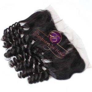 ELOQUENZA 100% VIRGIN HAIR LACE FRONTAL LOOSE CURLS/BODY WAVE
